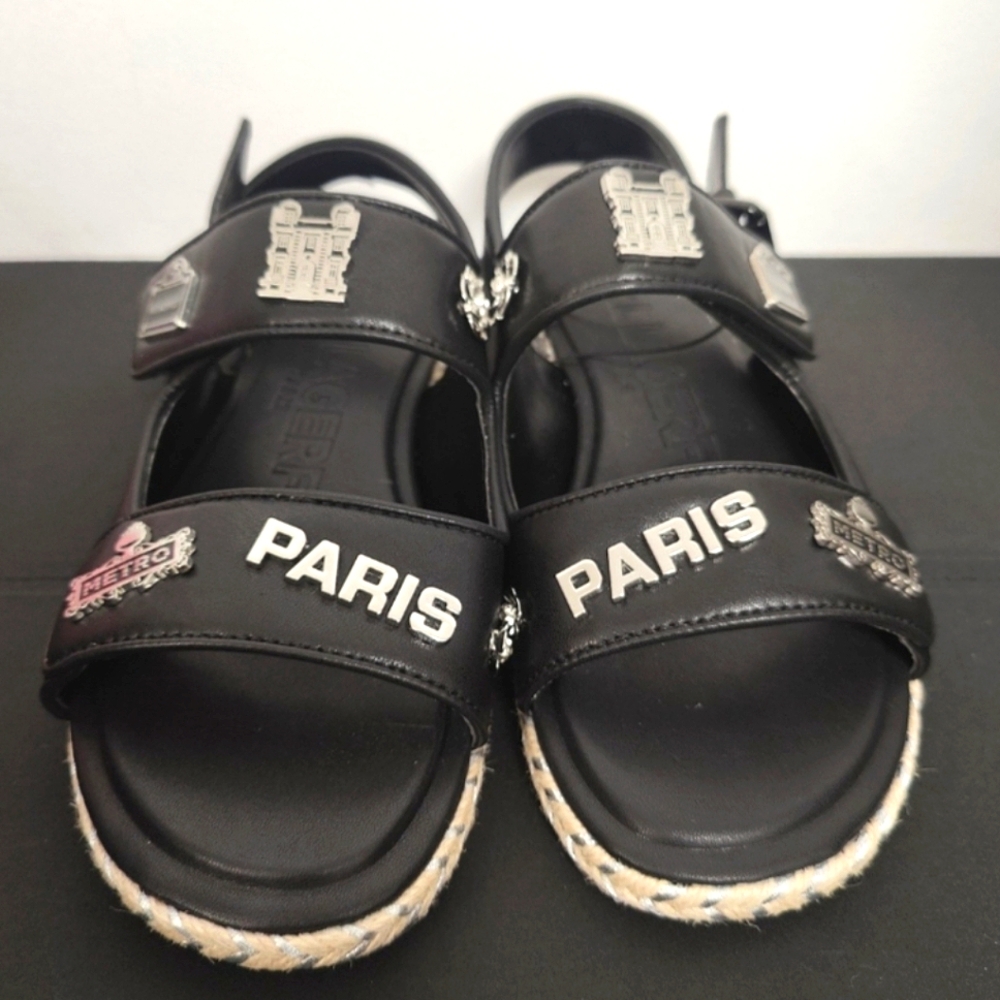 NEW KARL LAGERFELD SLINGBACK MOM SANDALS